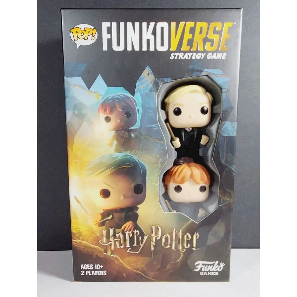 Harry Potter Funkoverse New Sealed Board Game, Ron Weasley Draco Malfoy